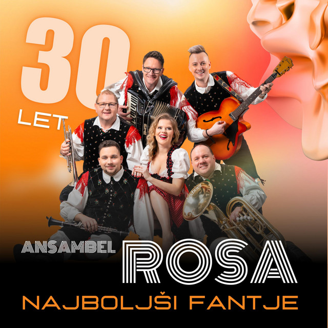 Ovitek albuma Najboljši fantje ob 30-letnici ansambla Rosa